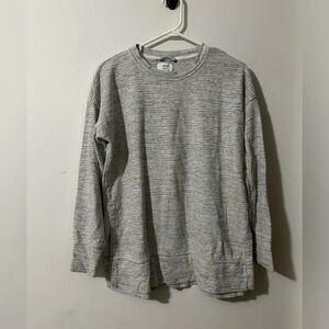 Aerie  Grey & White Crewneck